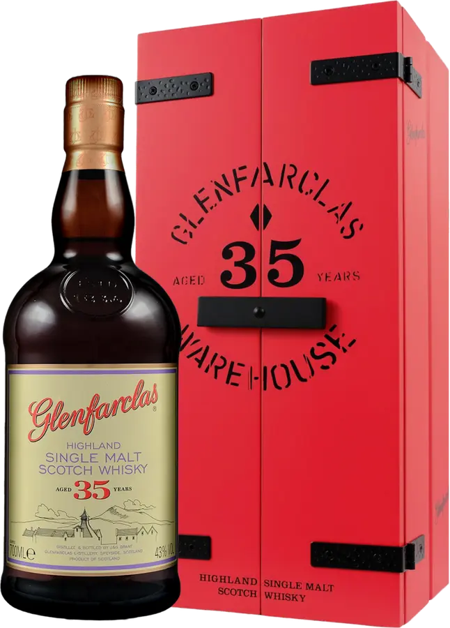 Glenfarclas 35 Year Old x 1 FREE FREIGHT AUSTRALIA WIDE Vintage House