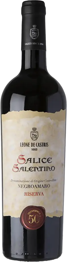 LEONE DE CASTRIS 50° Vendemmia Negroamaro Salice Salentino DOC Riserva 2020 x 12