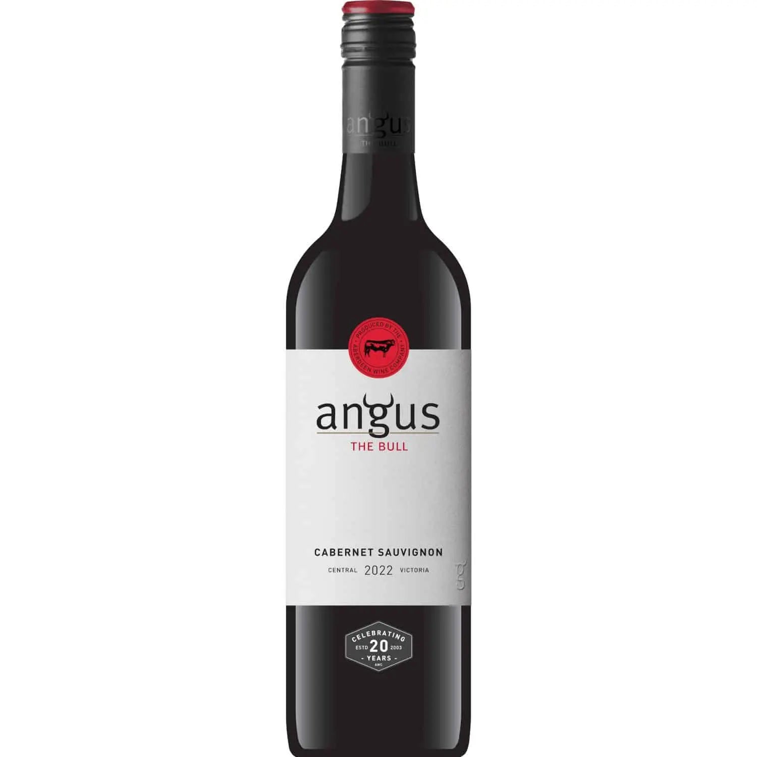 Angus The Bul Black Angus Single Vineyard Cabernet 2022 x 6 The Wine Company