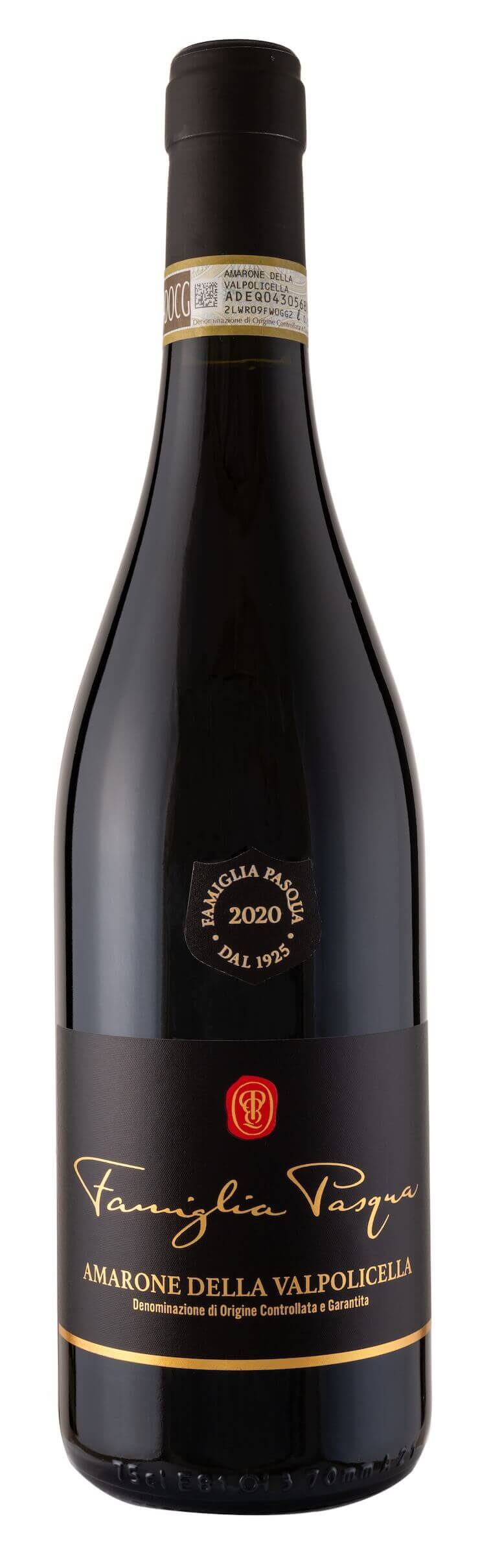 Pasqua Black Label Amarone della Valpolicella DOCG 2020 x 6