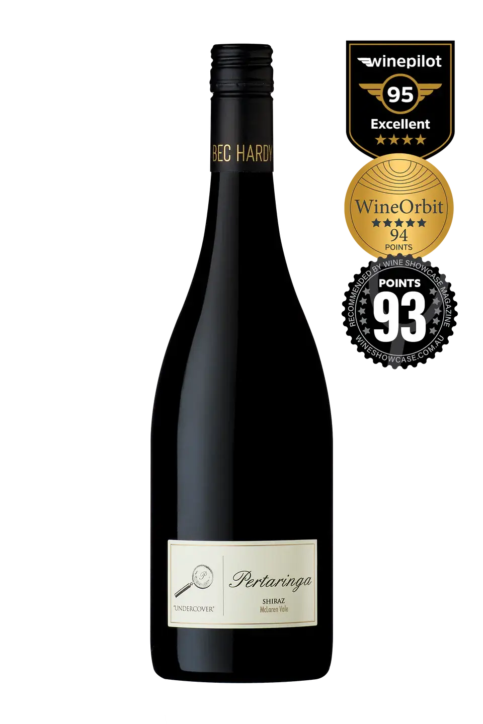 Bec Hardy Pertaringa Undercover Shiraz 2022 x 12 The Wine Company