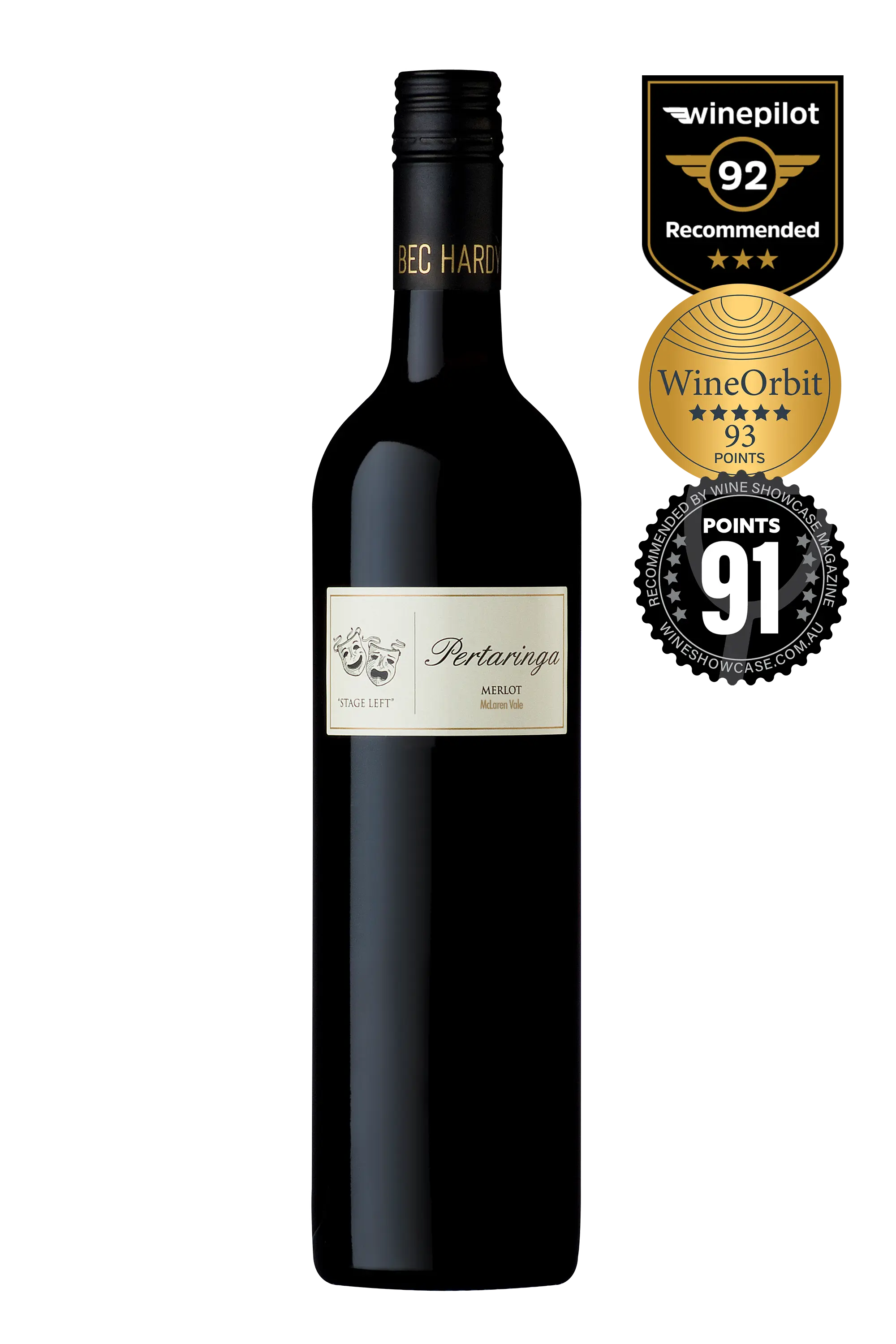 Bec Hardy Pertaringa Stage Left Merlot 2023 x 12 The Wine Company