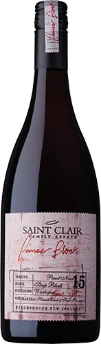 Saint Clair Family Estate Marlborough Block 15 Strip Block Pinot Noir 2020 x 6 S.Smith & Sons