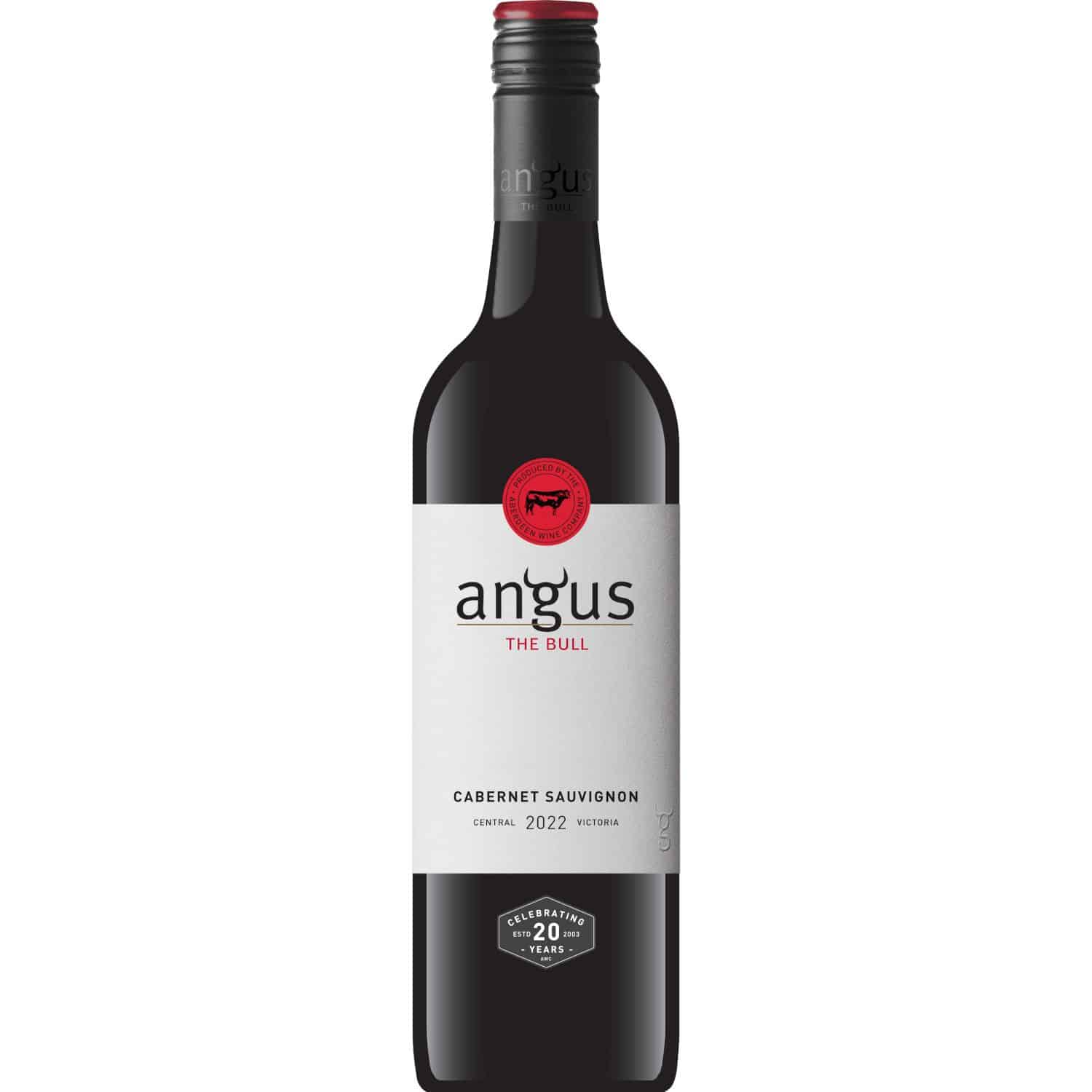 Angus The Bul Black Angus Single Vineyard Cabernet 2022 x 6