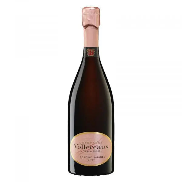 Vollereaux Champagne Eperney Rose De Saignee Brut NV x 6 The Wine Company