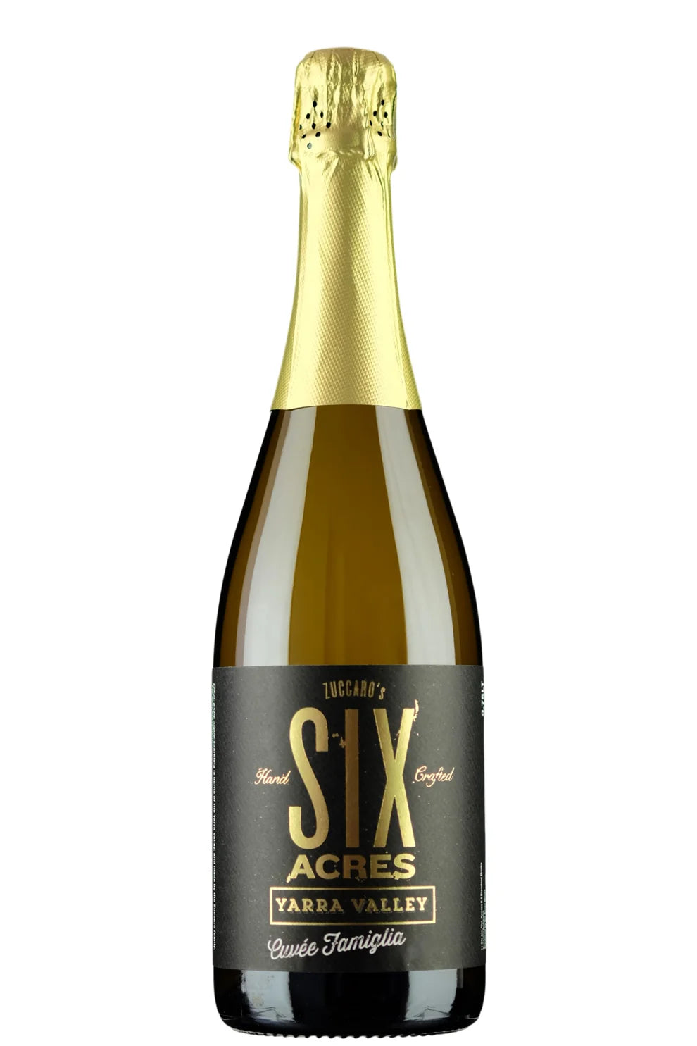 6 Acres Yarra Valley Cuvee Famiglia  Sparkling Pinot Chardonnay 2017 x 6