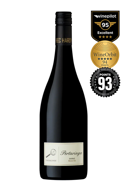 Bec Hardy Pertaringa Undercover Shiraz 2022 x 12 The Wine Company