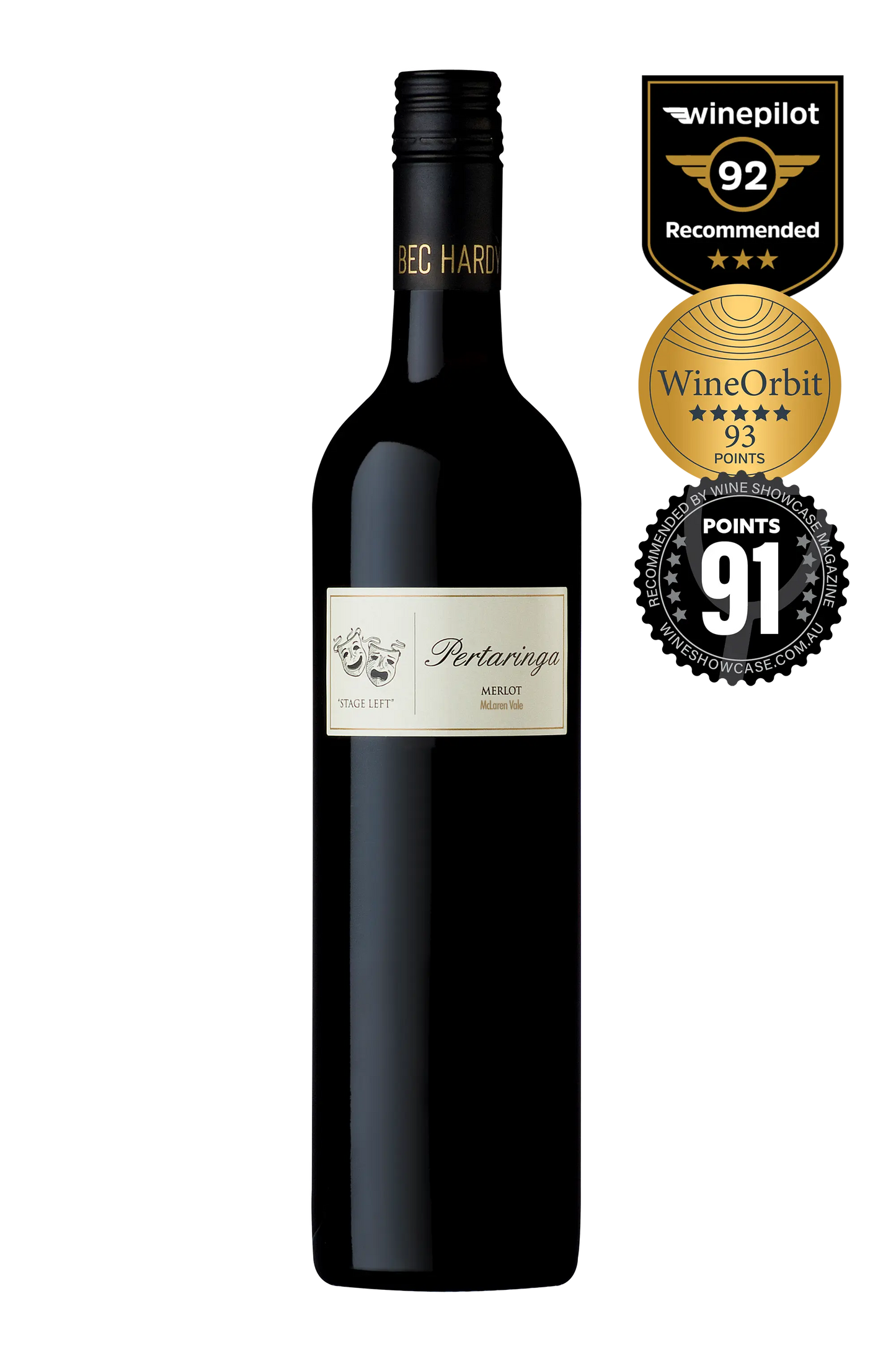 Bec Hardy Pertaringa Stage Left Merlot 2023 x 12 The Wine Company