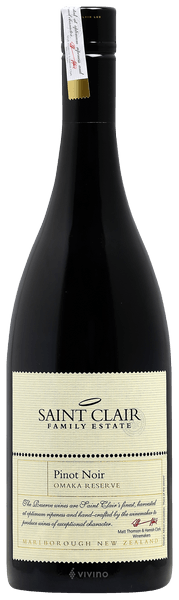 Saint Clair Family Estate Omaka Reserve Pinot Noir 2022 x 6