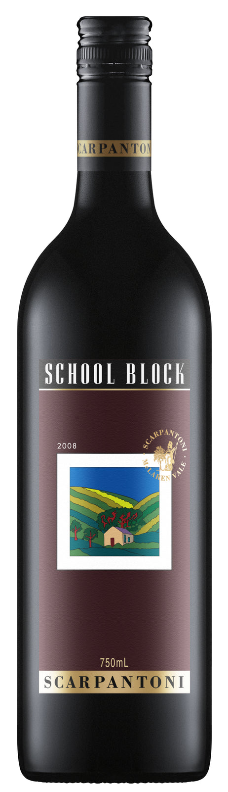 Scarpantoni  School Block Shiraz Cab Merlot 2020 x 12